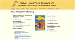 Desktop Screenshot of hospiz-guenzburg.de